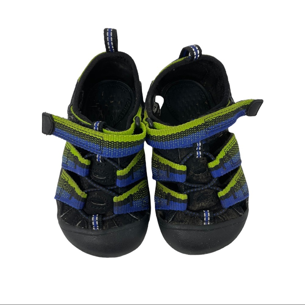 Keen Baby Water Shoes Size 6 Blue Green Black - Picture 2 of 6